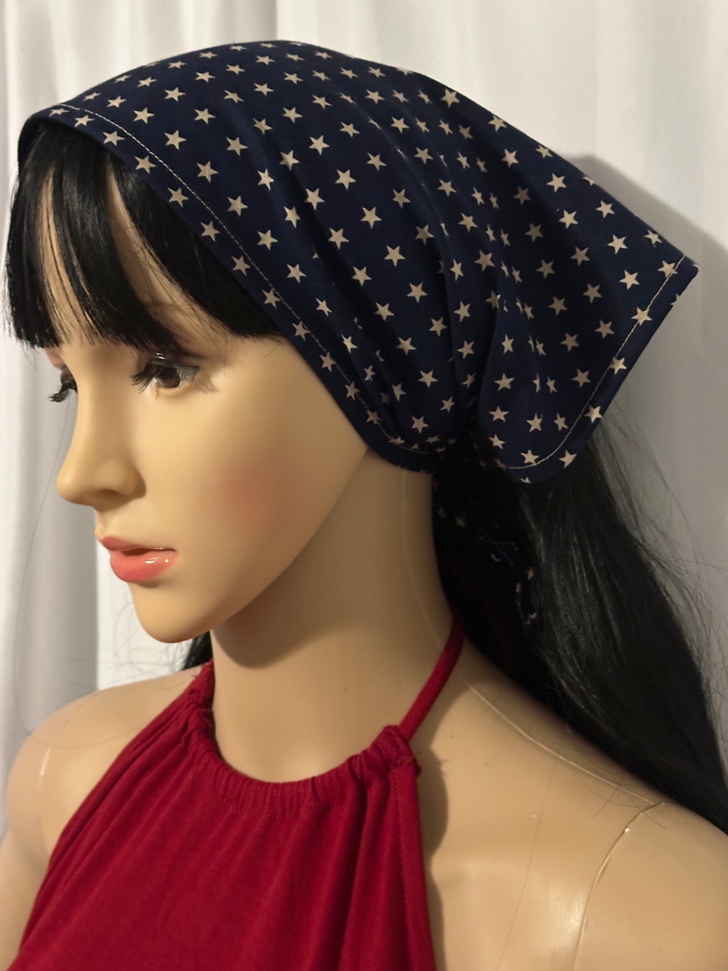 Limited Edition Handmade America 250 Celebration Bandana | Rustic Patriotic Neck & Hair Scarf