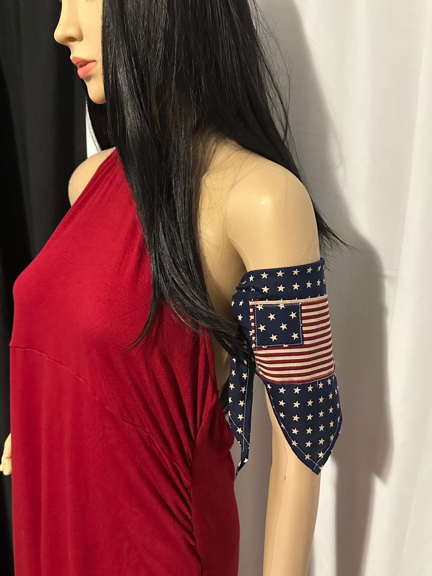 Limited Edition Handmade America 250 Celebration Bandana | Rustic Patriotic Neck & Hair Scarf