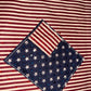 Limited Edition Handmade  | Reverse Flag Design Crystalized Rustic Patriotic Neck & Hair Scarf